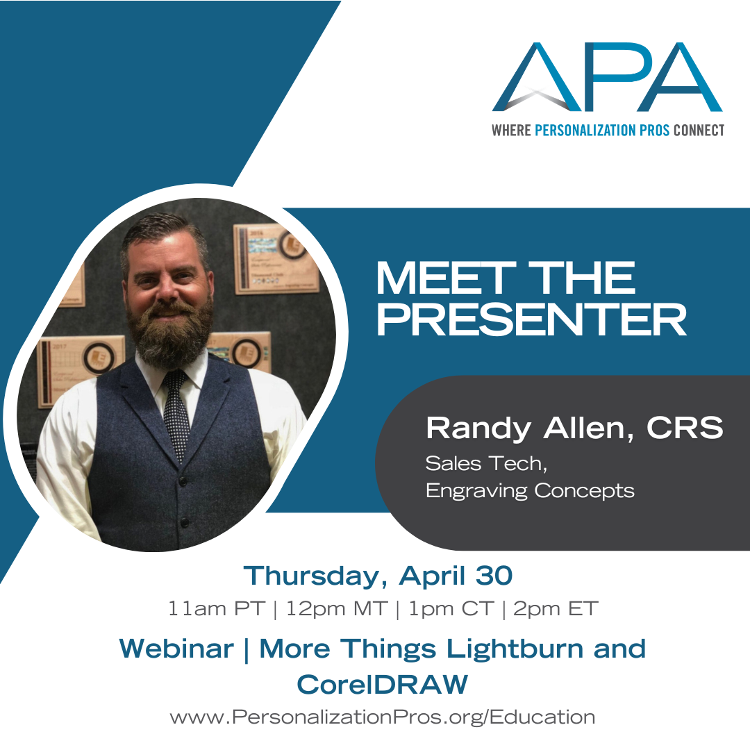 Webinar presenter for April 30